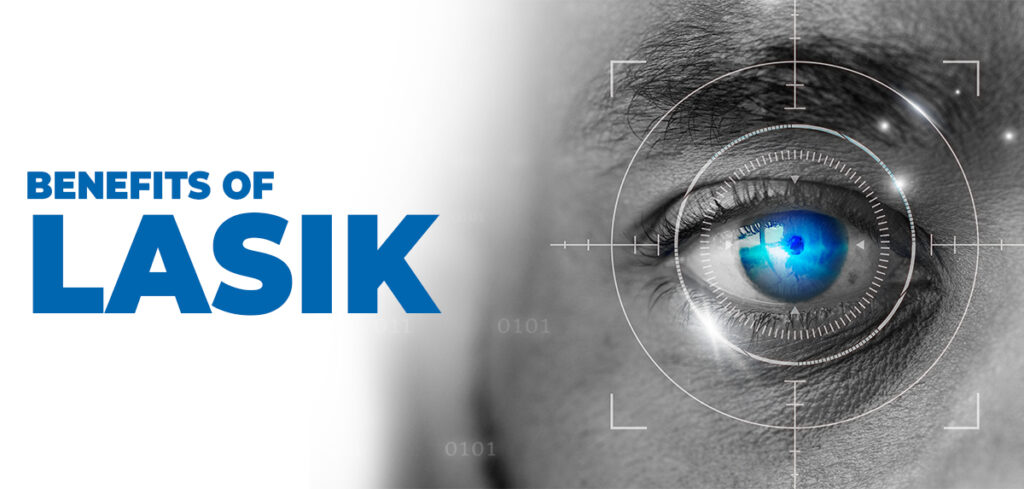 Eye surgery by Laser-Assisted In Situ Keratomileusis